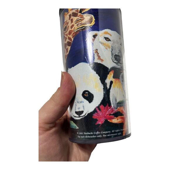 Vintage 2001 Starbucks San Diego Zoo Tumbler Coffee Travel Mug 16 Oz Rare - Picture 7 of 8